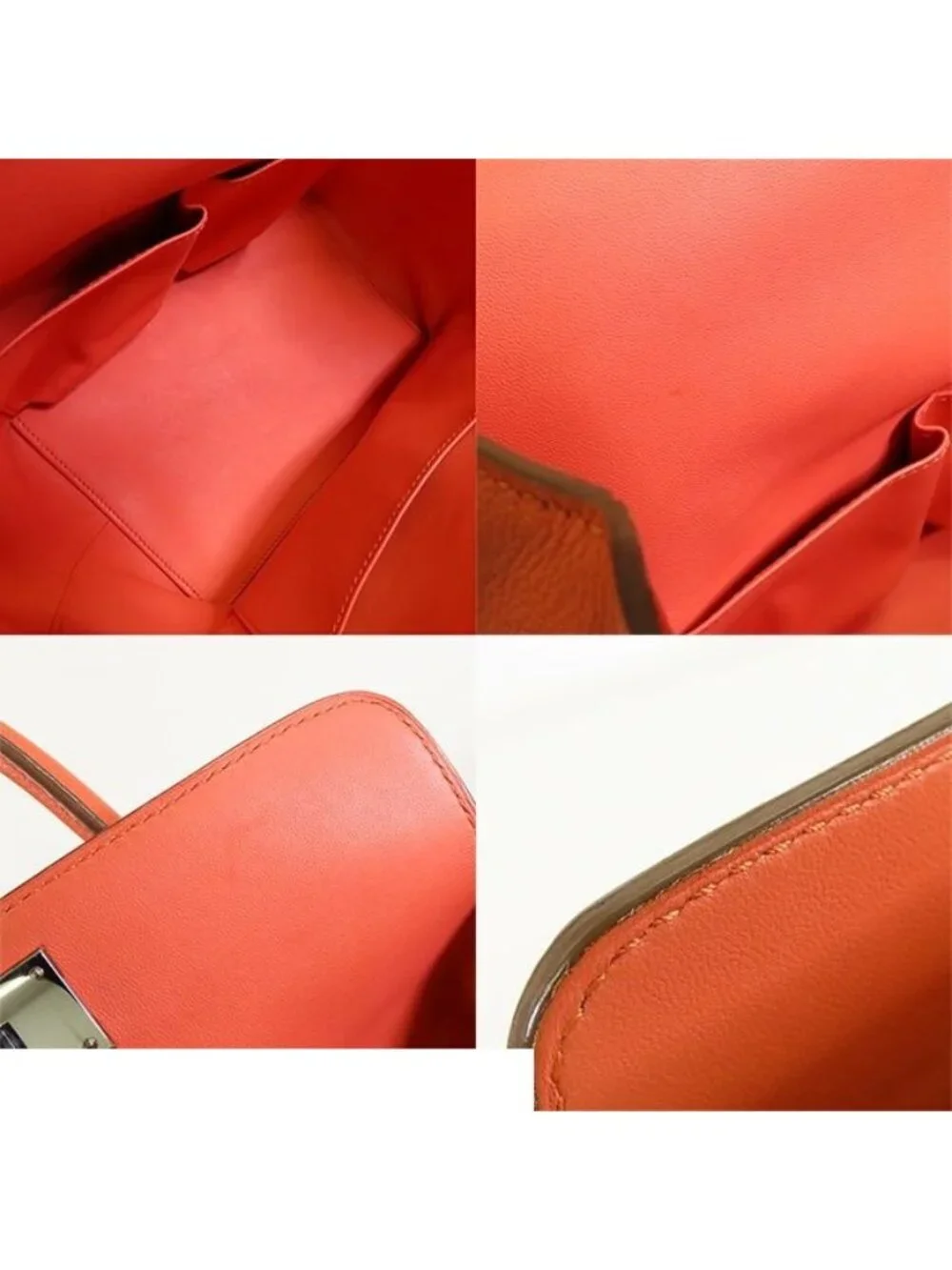 Hermes Toolbox 20 Flamingo Silver Evercolor 2-Way Shoulder Bag